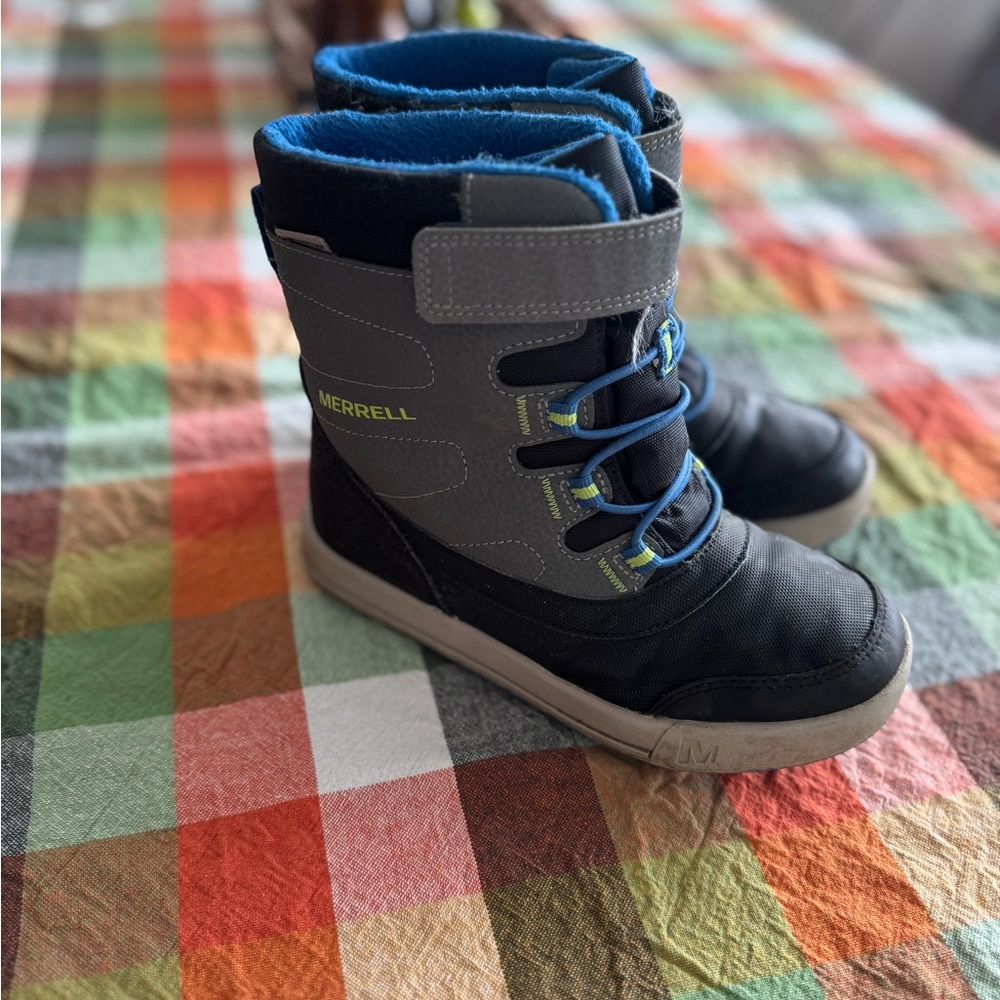 Merrell Kids' Gray and Blue Boots